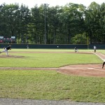 Blais pitching to the Twins on a glorius evening