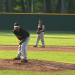 Rick Blais stares down the plate