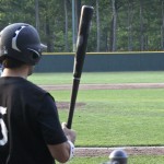 Phil Dauria waiting to bat